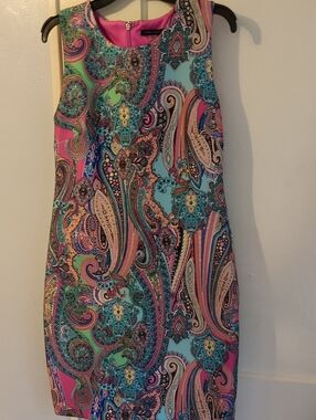 Tommy Hilfiger Multicolor Paisley Sheath Dress